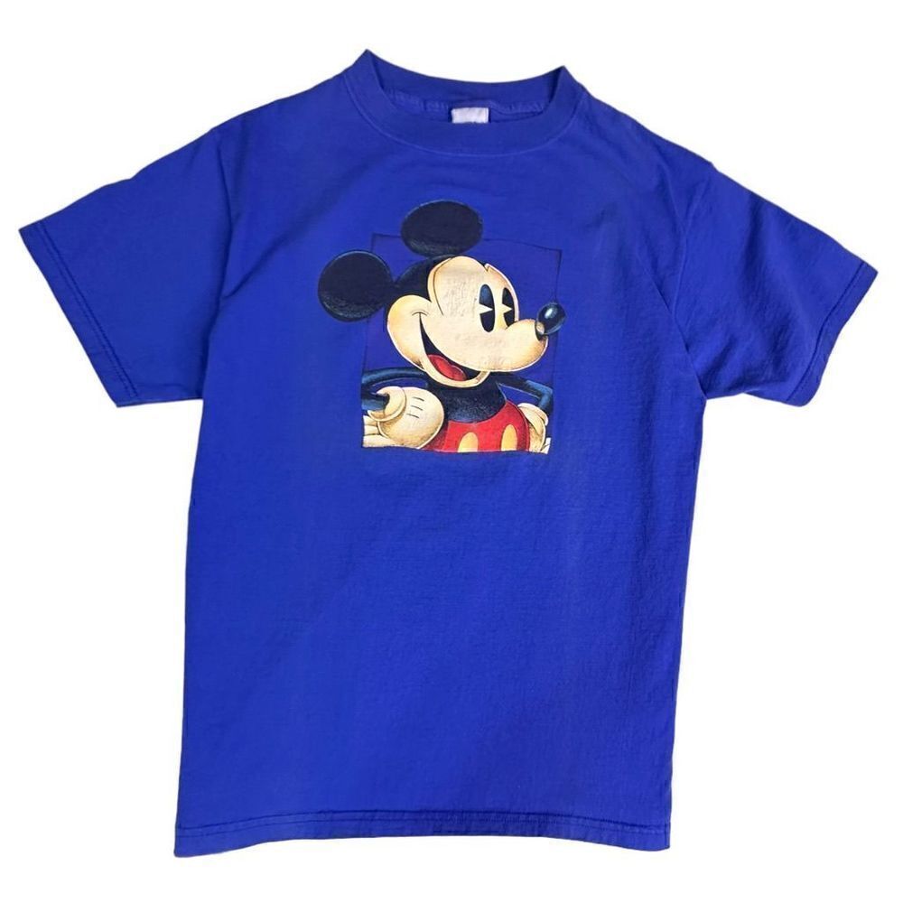 The Disney Store Mickey Mouse tee 100% cotton size medium blue